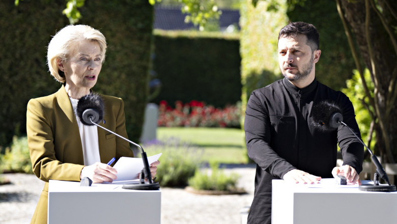 Ursula von der Leyen si volodimir zelenski