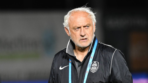 Romania SuperLiga Stage 11: CFR Cluj vs FCU 1948 Craiova Andrea Mandorlini during Romania SuperLiga Stage 11: CFR Cluj v