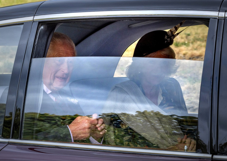 Royals attend church service