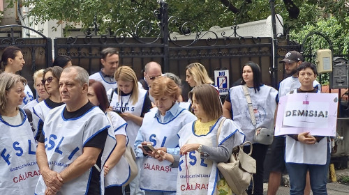 proteste la Ministerul Educației