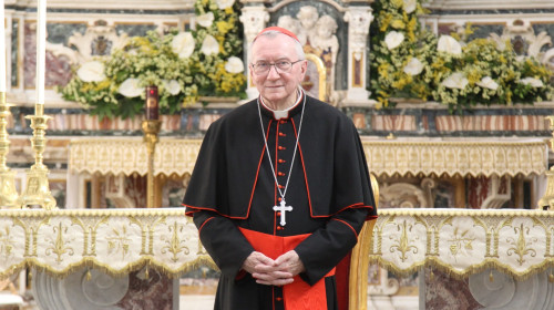 Italy: Pietro Parolin In Casoria