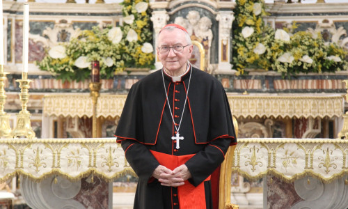 Italy: Pietro Parolin In Casoria