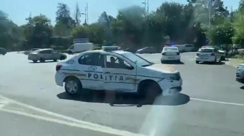 accident masina de politie
