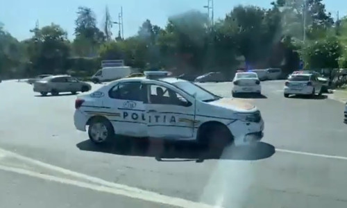 accident masina de politie