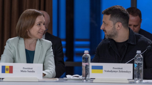 Maia Sandu și Volodimir Zelenski