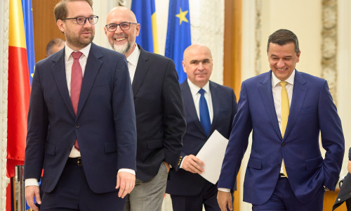 Signing of the Governing Agreement, Bucharest, Romania - 23 Jun 2025