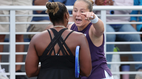 Taylor Townsend şi Jelena Ostapenko (4)