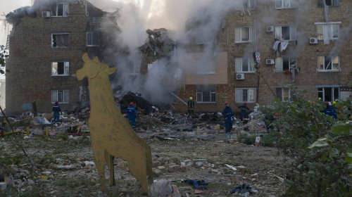 UKRAINE - KYIV - COMBINED AERIAL ATTACK