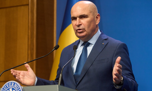 Romanian PM Holds Press Conference on Special Pensions Reform, Bucharest, ?, Romania - 29 Jul 2025