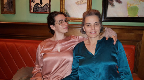 Maia Morgenstern și fiica ei, Cabiria