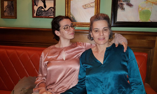 Maia Morgenstern și fiica ei, Cabiria