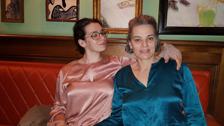 Maia Morgenstern și fiica ei, Cabiria