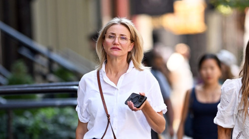 EXCLUSIVE Cameron Diaz Out In New York City