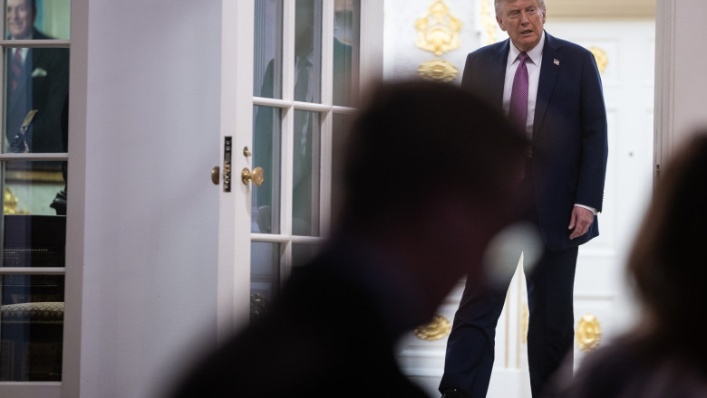 Trump Hosts GOP Members of Congress in the Newly Renovated Rose Garden