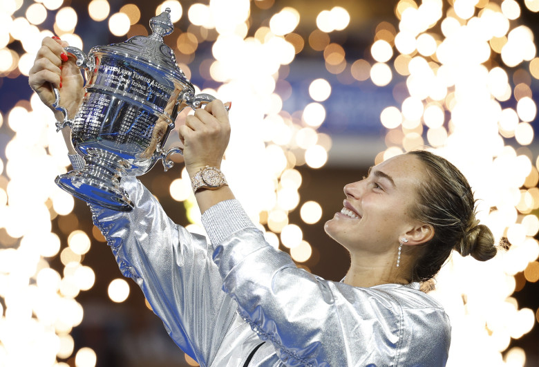 Sabalenka vs Anisimova Women's US Open Tennis Finals in New York.