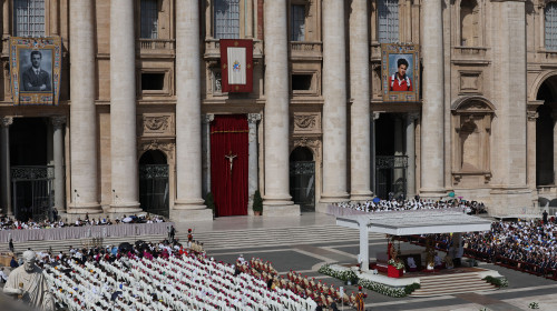 Religion: Canonization Rite of Blessed Pier Giorgio Frassati and Carlo Acutis