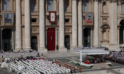 Religion: Canonization Rite of Blessed Pier Giorgio Frassati and Carlo Acutis