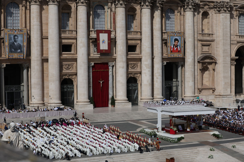Religion: Canonization Rite of Blessed Pier Giorgio Frassati and Carlo Acutis