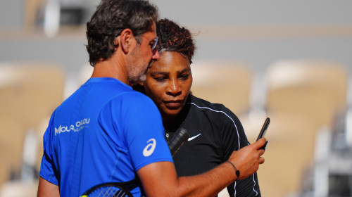 Patrick Mouratoglou și Serena Williams/ Profimedia