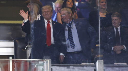 Donald Trump, la un meci al echipei New York Yankees de 9/11/ Profimedia