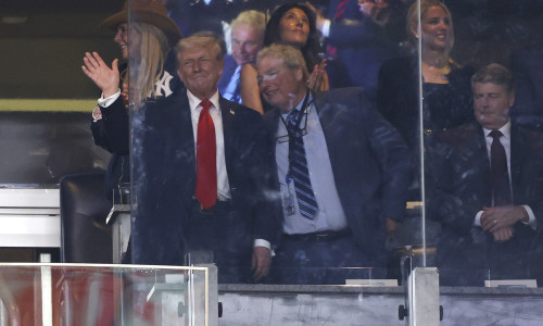 Donald Trump, la un meci al echipei New York Yankees de 9/11/ Profimedia