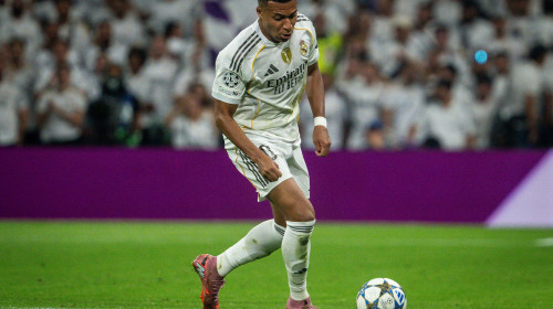 Kylian MBAPPE of Real Madrid during the UEFA Champions League, League phase, Matchday 1 football match between Real Madrid CF and Olympique de Marseille on 16 September 2025 at Santiago Bernabeu stadium in Madrid, Spain