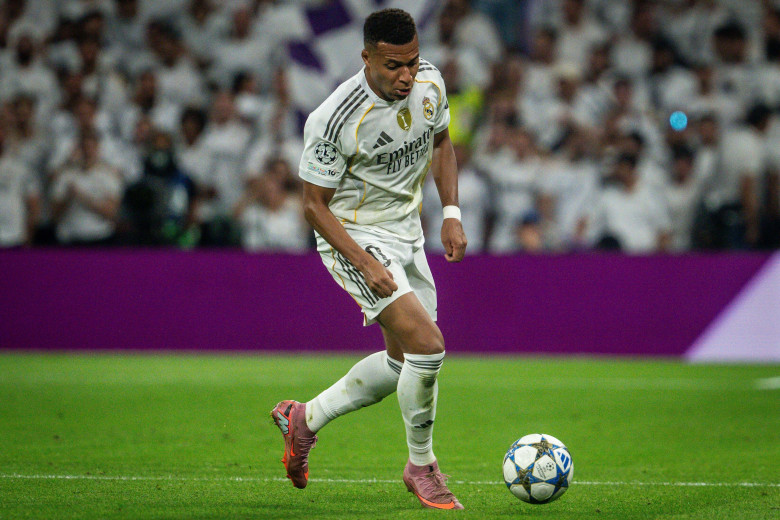 Kylian MBAPPE of Real Madrid during the UEFA Champions League, League phase, Matchday 1 football match between Real Madrid CF and Olympique de Marseille on 16 September 2025 at Santiago Bernabeu stadium in Madrid, Spain
