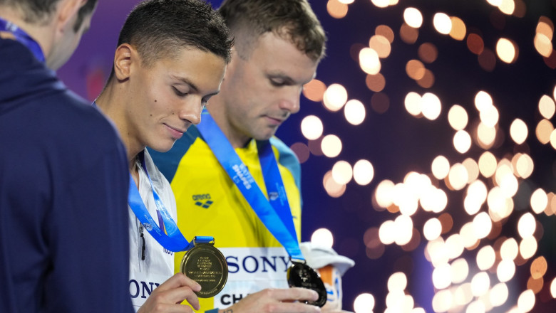 David Popovici și Kyle Chalmers