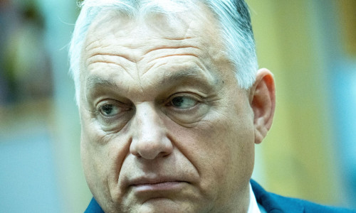 Prime Minister of Hungary Viktor Orban during the summit of Heads of State and Government of the European Union at the European Council in Brussels in