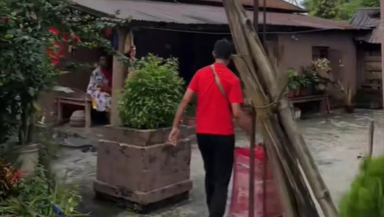 Momentul când un nepalez s-a întors pentru prima dată acasă să își vadă familia/ Foto: Captură video