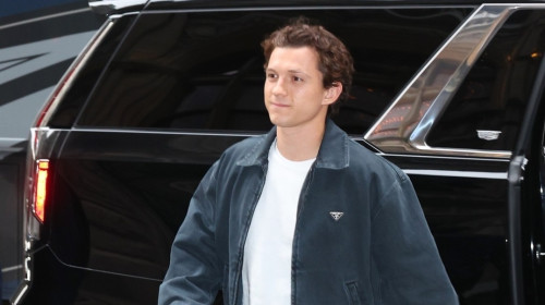 Tom Holland heads to Prada event in New York City