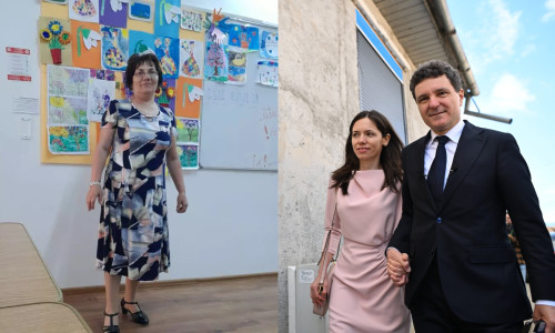 Liliana Aglaia Grădinaru, Mirabela Grădinaru și Nicușor Dan/ Profimedia