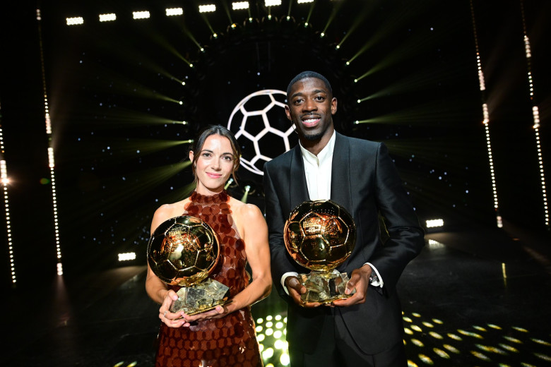 Aitana Bonmati și Ousmane Dembele
