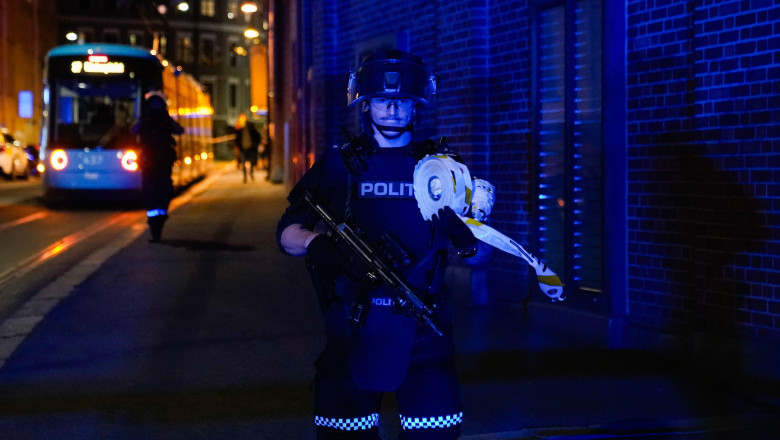 Trei băieți, doi dintre ei minori, au fost arestați la Oslo după ce au aruncat grenade în centrul orașului/ Profimedia