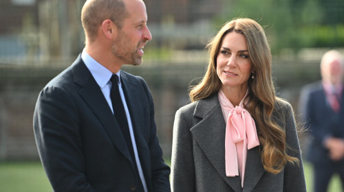 Prince William and Kate Middleton in Southport