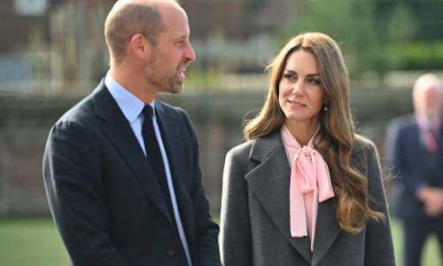 Prince William and Kate Middleton in Southport