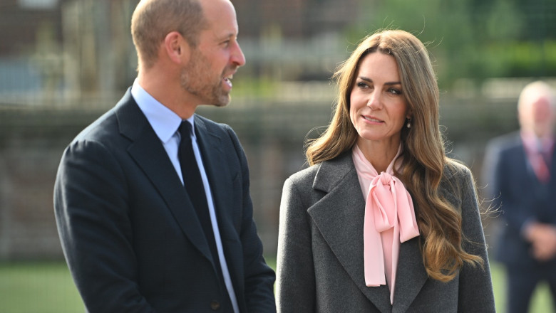 Prince William and Kate Middleton in Southport