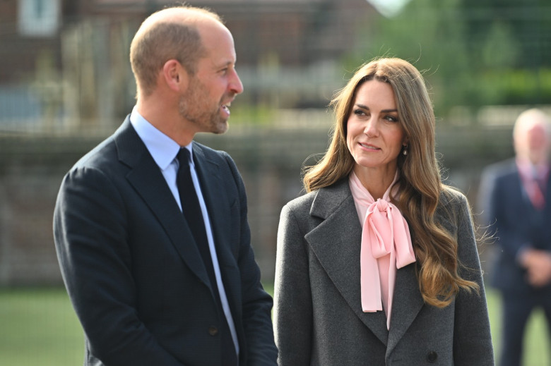 Prince William and Kate Middleton in Southport