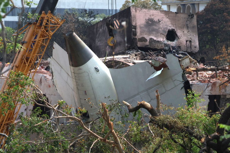 Aftermath Of The Air India Aircraft Crash During Take-Off In Ahmedabad