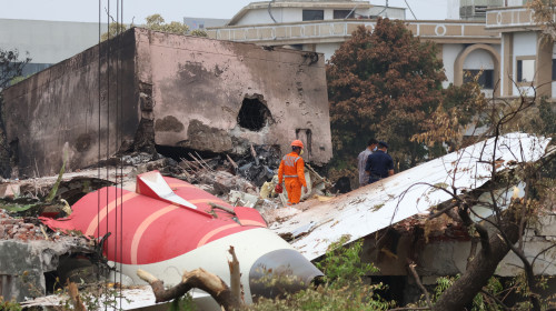 Aftermath Of The Air India Aircraft Crash During Take-Off In Ahmedabad