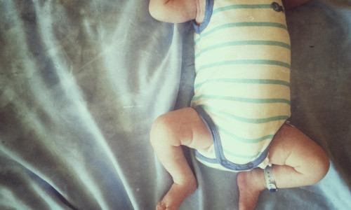 Newborn baby in hospital