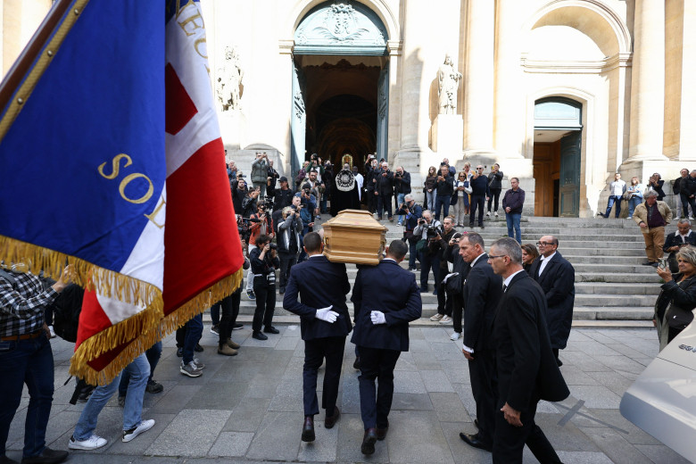 Funeral of Italo-French actress Claudia Cardinale at Saint-Roch Church - Paris