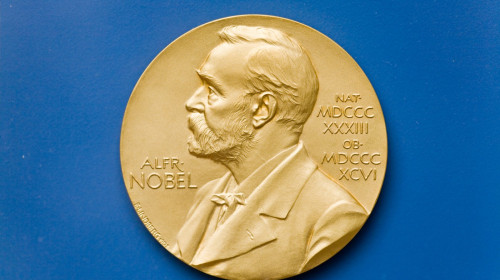 Nobel prize medal front