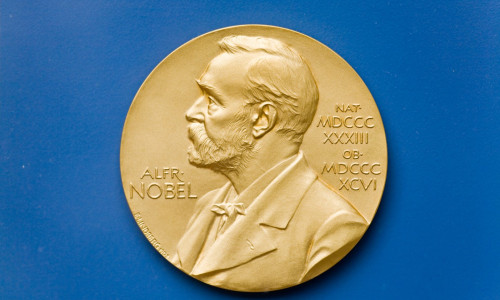 Nobel prize medal front