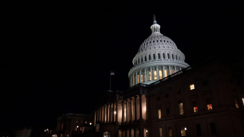 The U.S. Capitol Dome is Seen on Day Three of the Government Shutdown