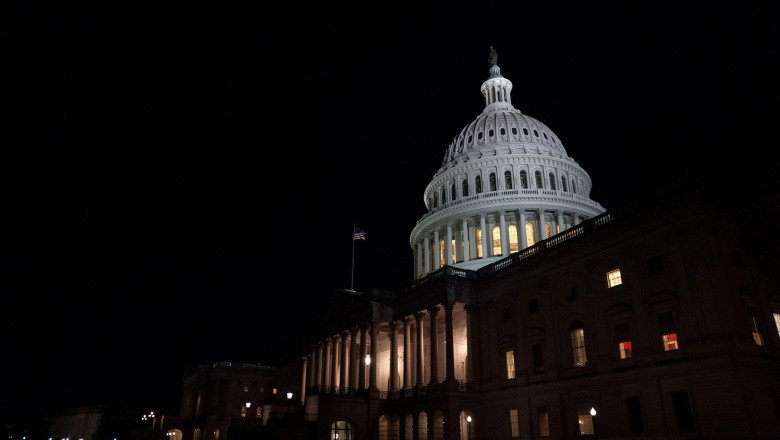 The U.S. Capitol Dome is Seen on Day Three of the Government Shutdown