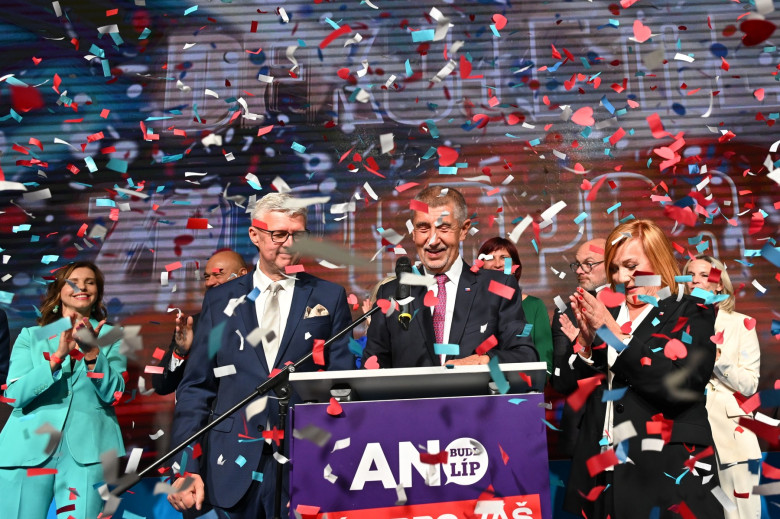 Press Conference After The Czech Parliament Elections In Prague - 04 Oct 2025