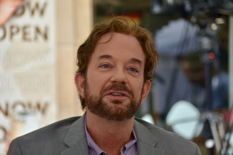 Actor and comedian Sam Pancake attends Lauren Graham’s Hollywood Walk of Fame Star ceremony in Hollywood, California, on October 3, 2025.