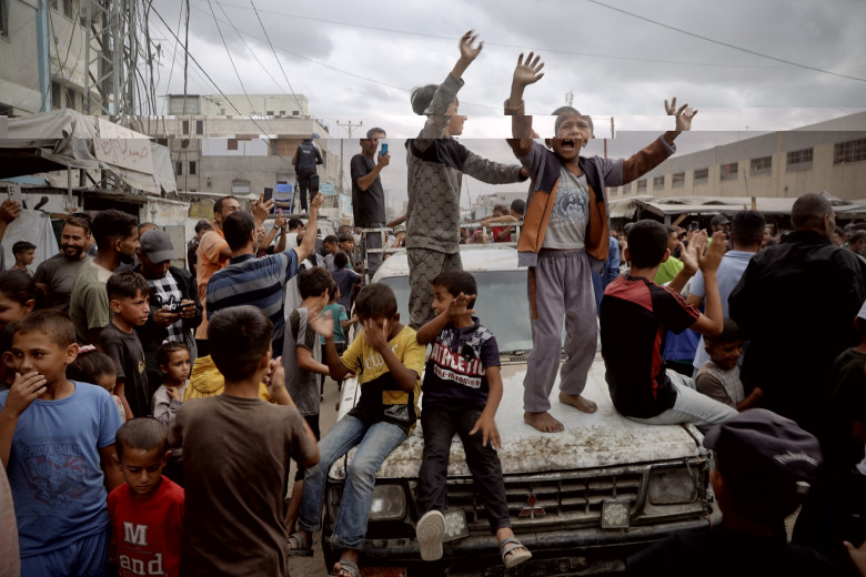 Palestinienii sărbătoresc armistițiul cu Israelul