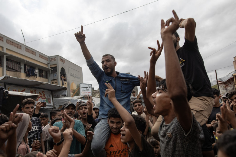 Palestinienii sărbătoresc armistițiul cu Israelul